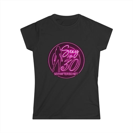 Sexy After 30 Women's Softstyle Tee - Bold Graphic Tee for Confident Women