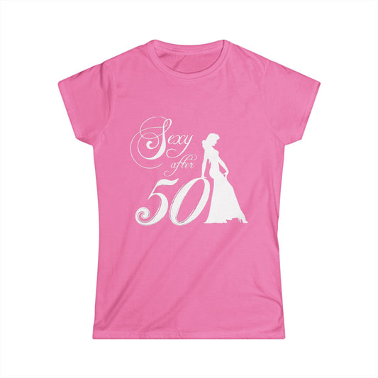 Sexy After 50 Women's Softstyle Tee
