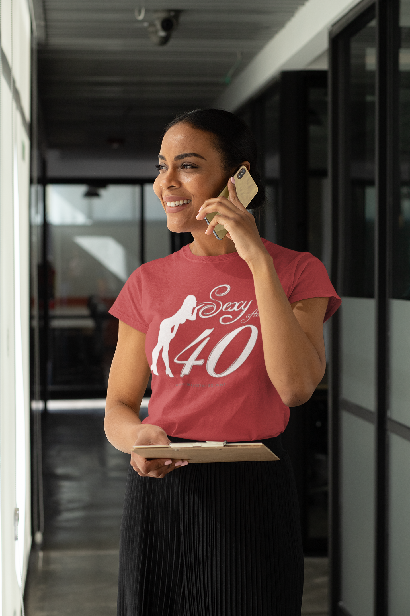Sexy After 40 Women's Softstyle Tee - Celebrate Confidence and Style