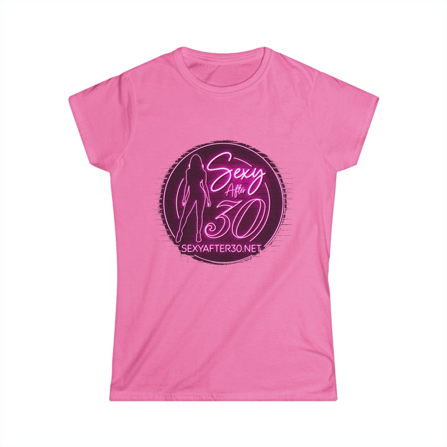 Sexy After 30 Women's Softstyle Tee - Bold Graphic Tee for Confident Women
