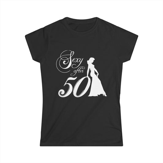 Sexy After 50 Women's Softstyle Tee