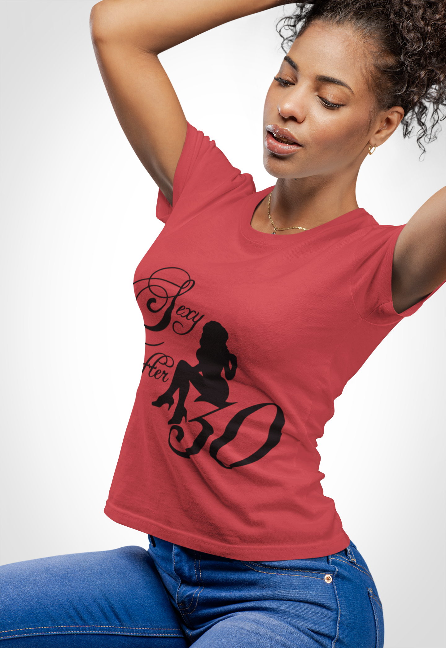 Sexy After 30 Women's Softstyle Tee - Stylish & Empowering Graphic Tee for Celebrating Milestones