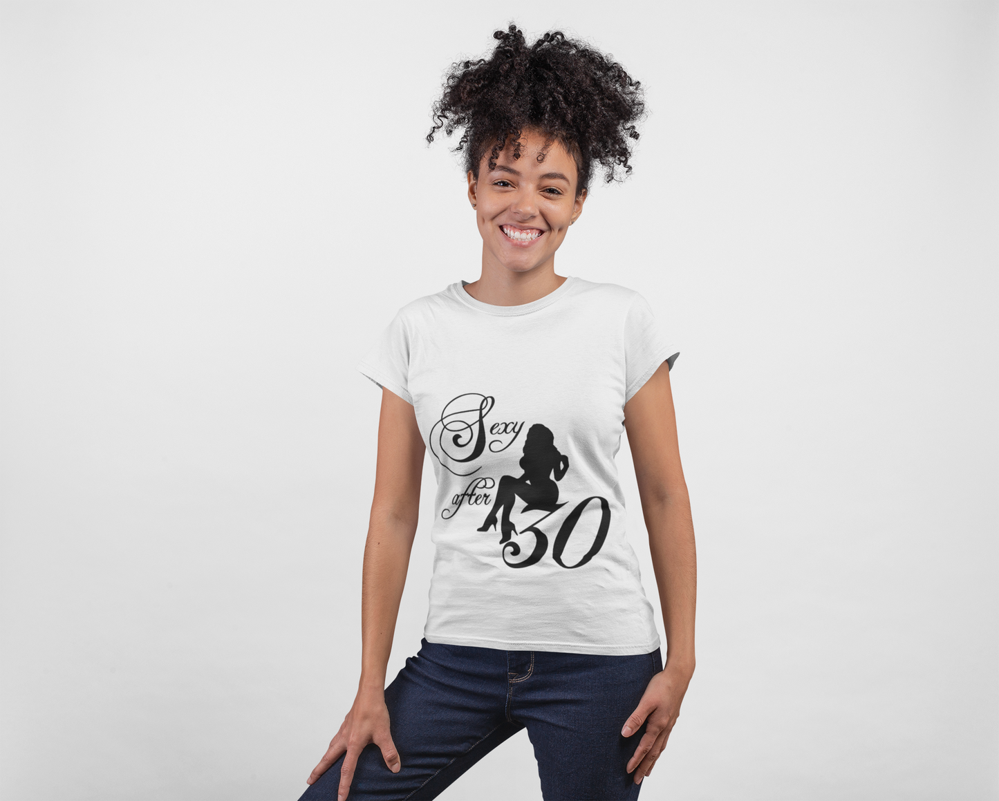 Sexy After 30 Women's Softstyle Tee - Stylish & Empowering Graphic Tee for Celebrating Milestones