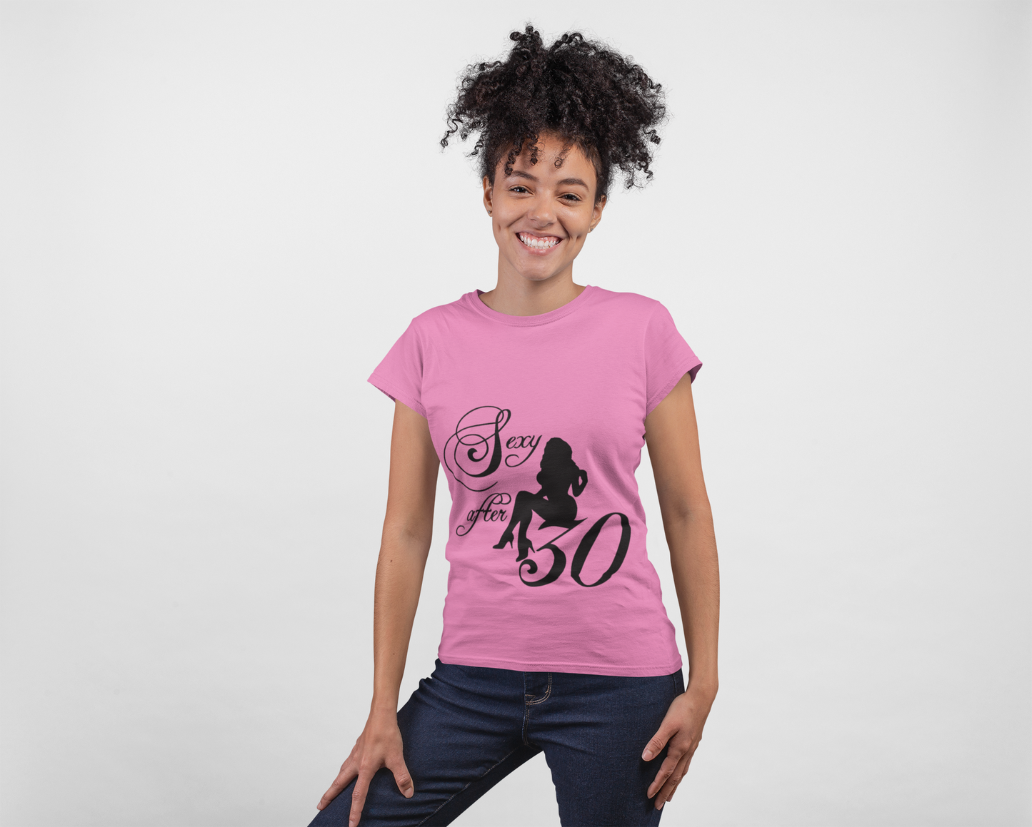 Sexy After 30 Women's Softstyle Tee - Stylish & Empowering Graphic Tee for Celebrating Milestones