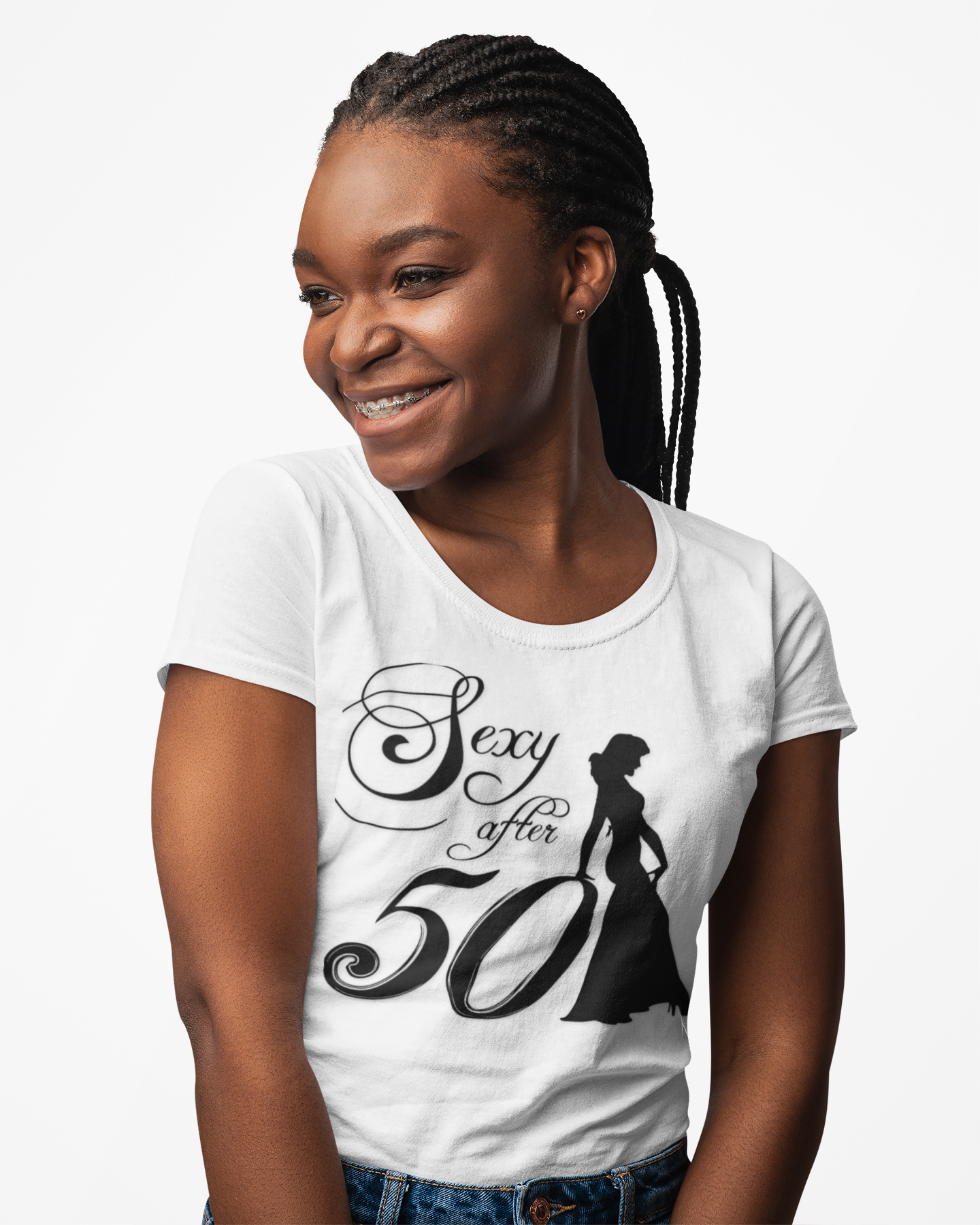 Sexy After 50 Women's Softstyle Tee - Fun and Empowering Casual Wear