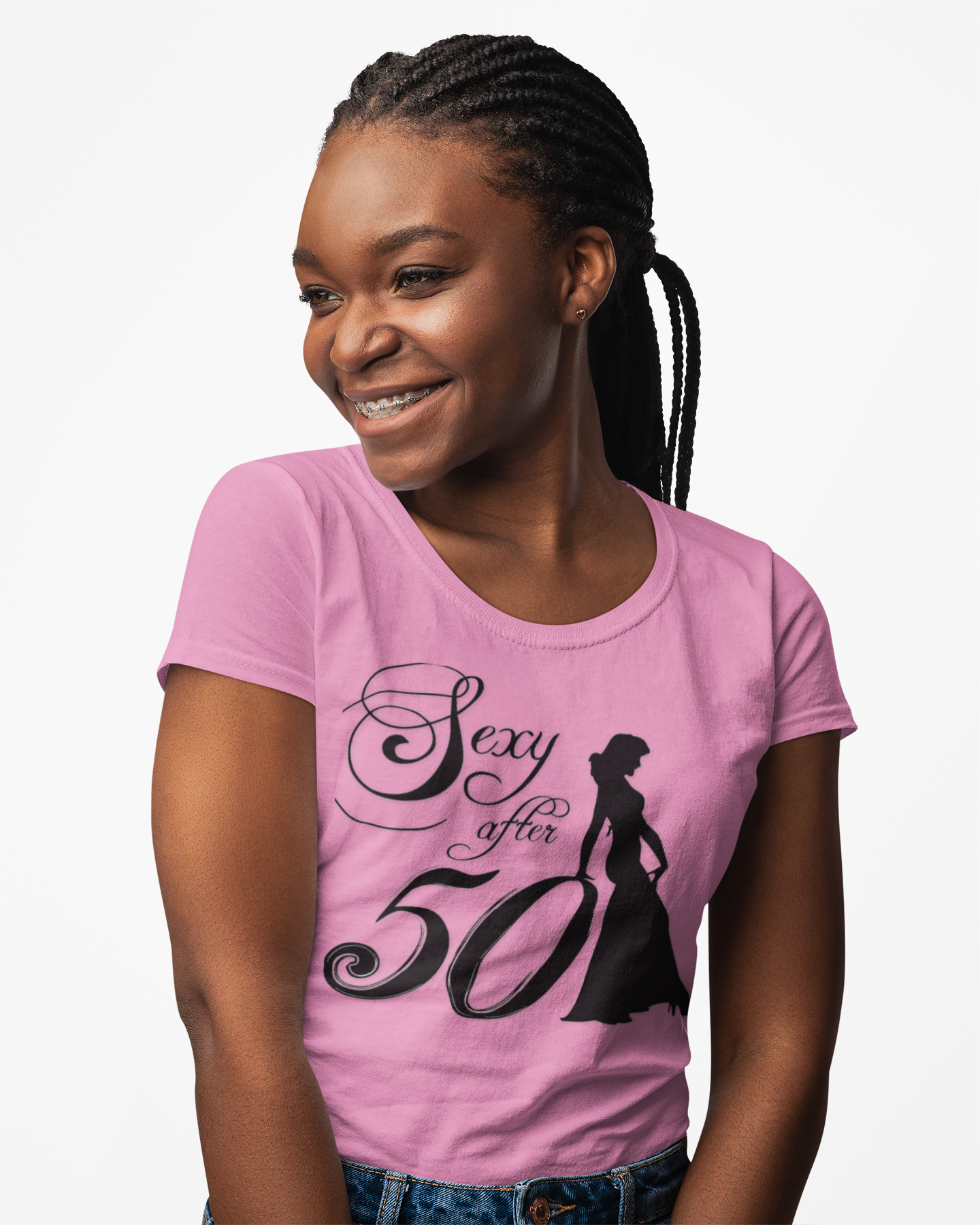 Sexy After 50 Women's Softstyle Tee - Fun and Empowering Casual Wear