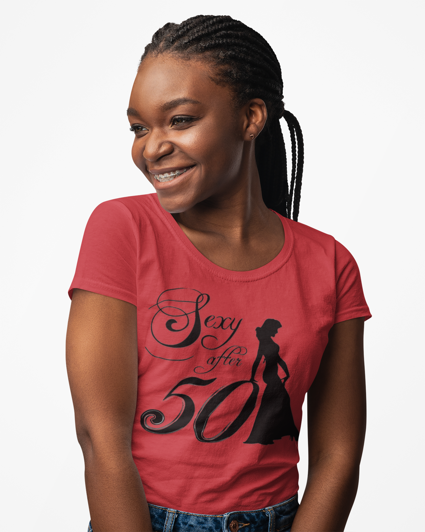 Sexy After 50 Women's Softstyle Tee - Fun and Empowering Casual Wear