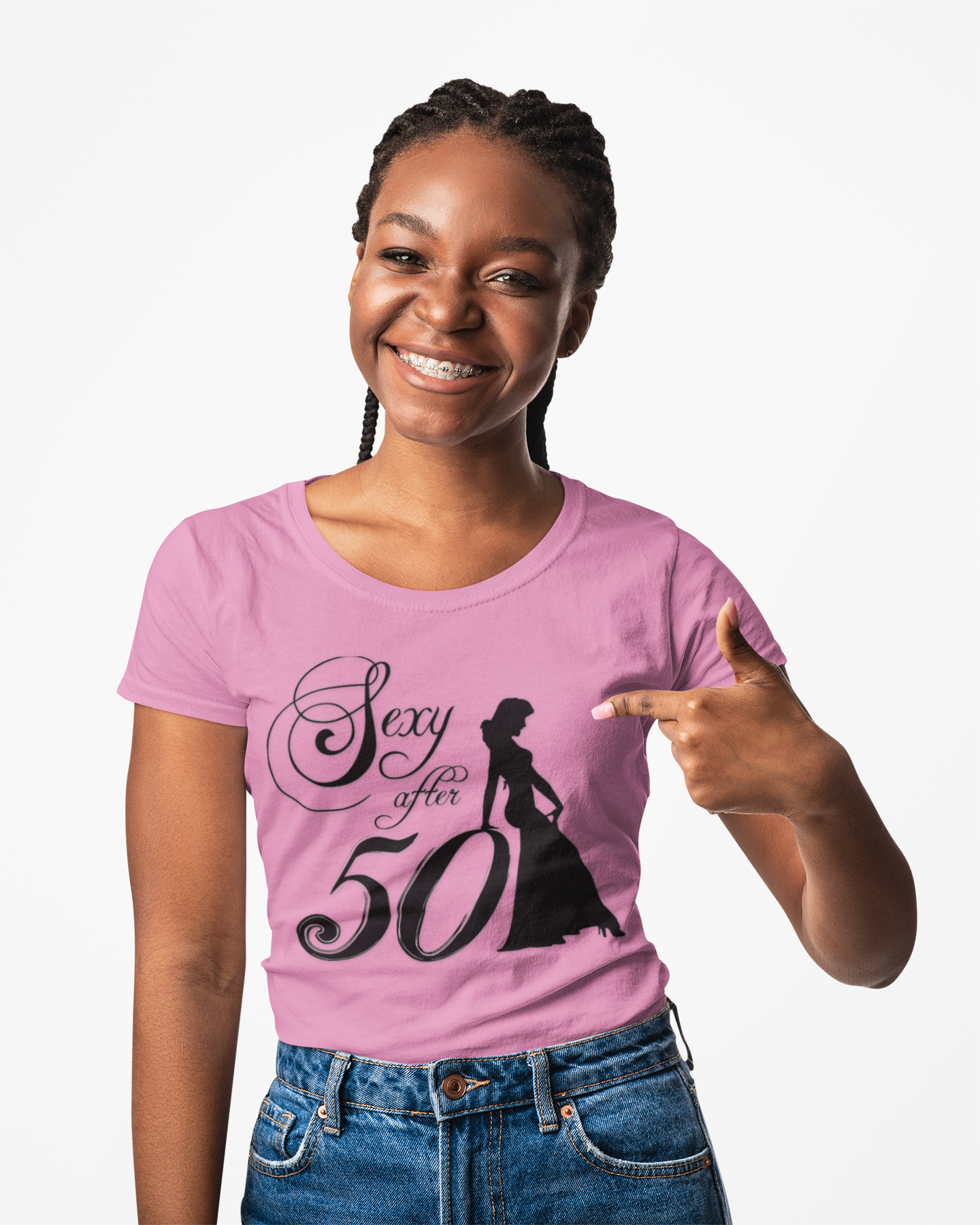 Sexy After 50 Women's Softstyle Tee - Fun and Empowering Casual Wear