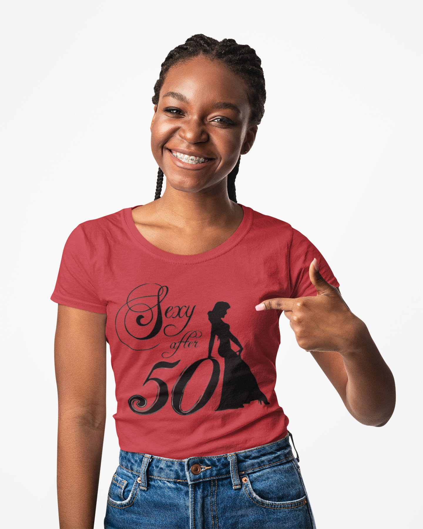 Sexy After 50 Women's Softstyle Tee - Fun and Empowering Casual Wear