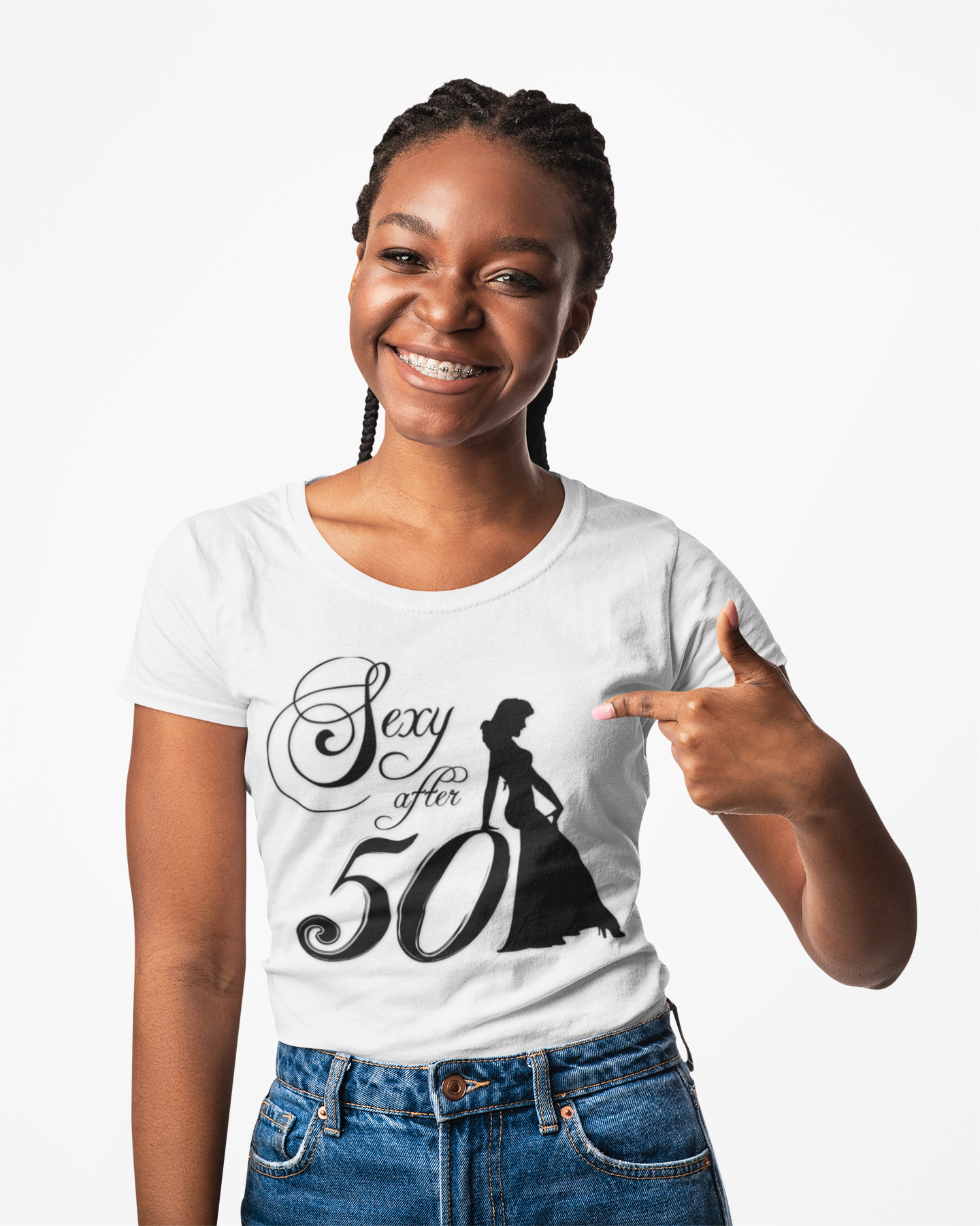 Sexy After 50 Women's Softstyle Tee - Fun and Empowering Casual Wear