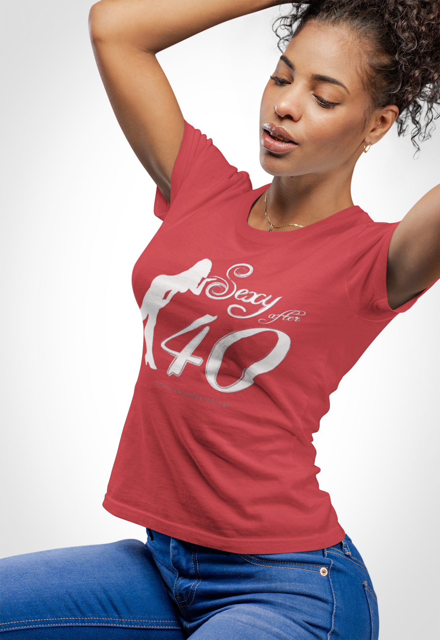 Sexy After 40 Women's Softstyle Tee - Celebrate Confidence and Style