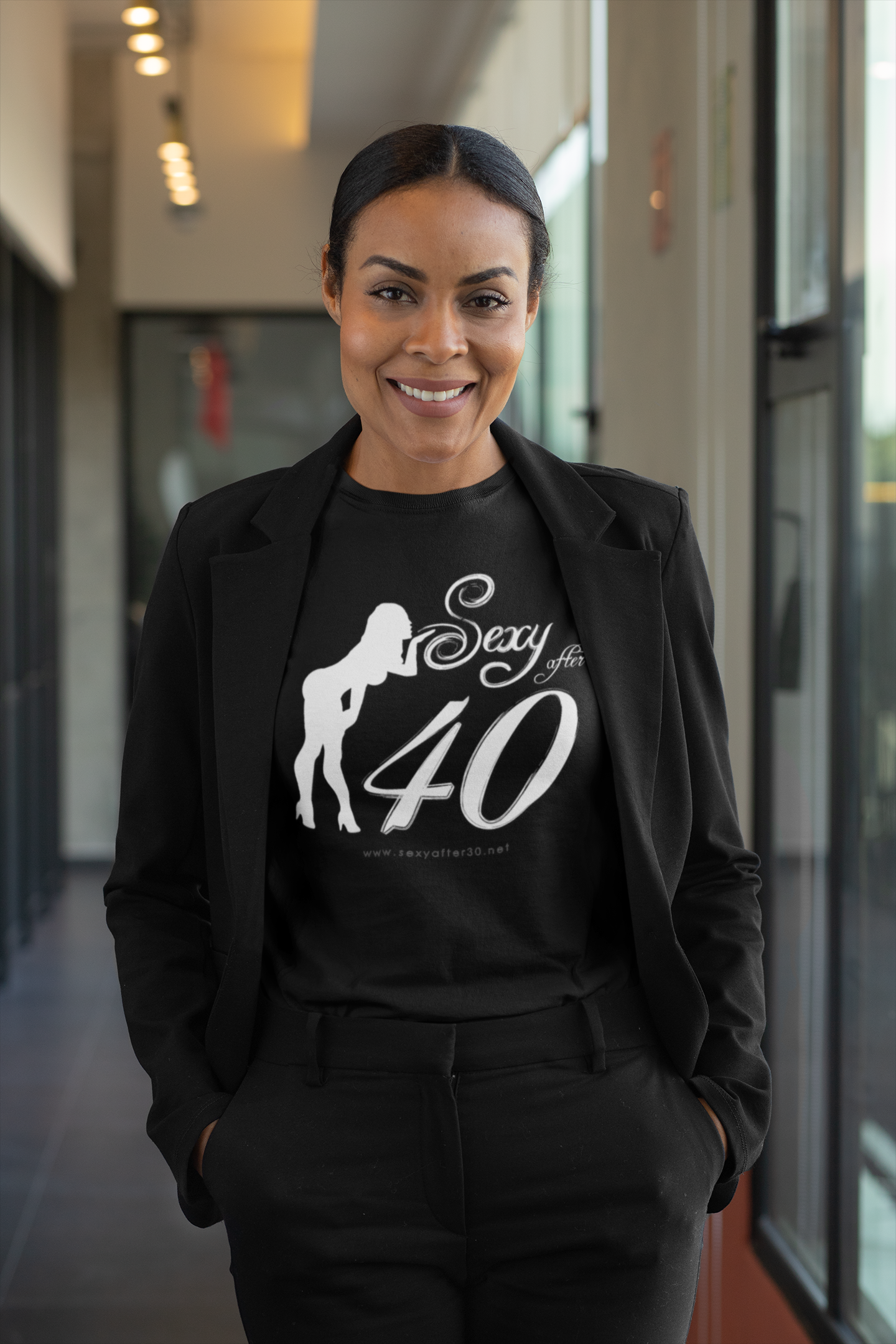 Sexy After 40 Women's Softstyle Tee - Celebrate Confidence and Style